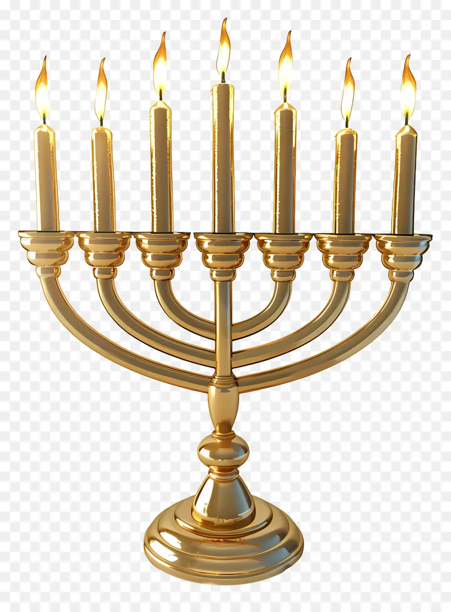 Hanoukka Menorah，Ménorah PNG