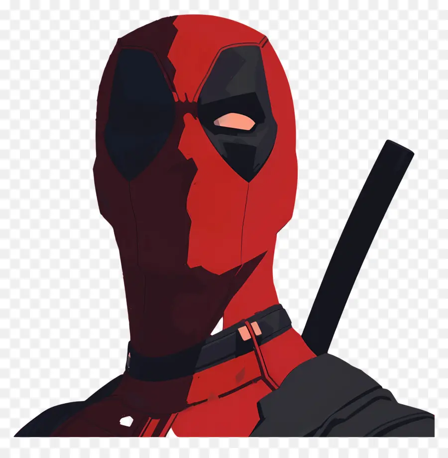 Deadpool Animé，Personnage Masqué Rouge PNG