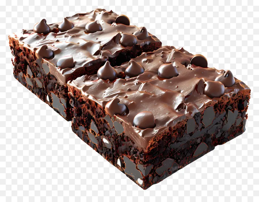 Brownie Au Chocolat，Chocolat PNG