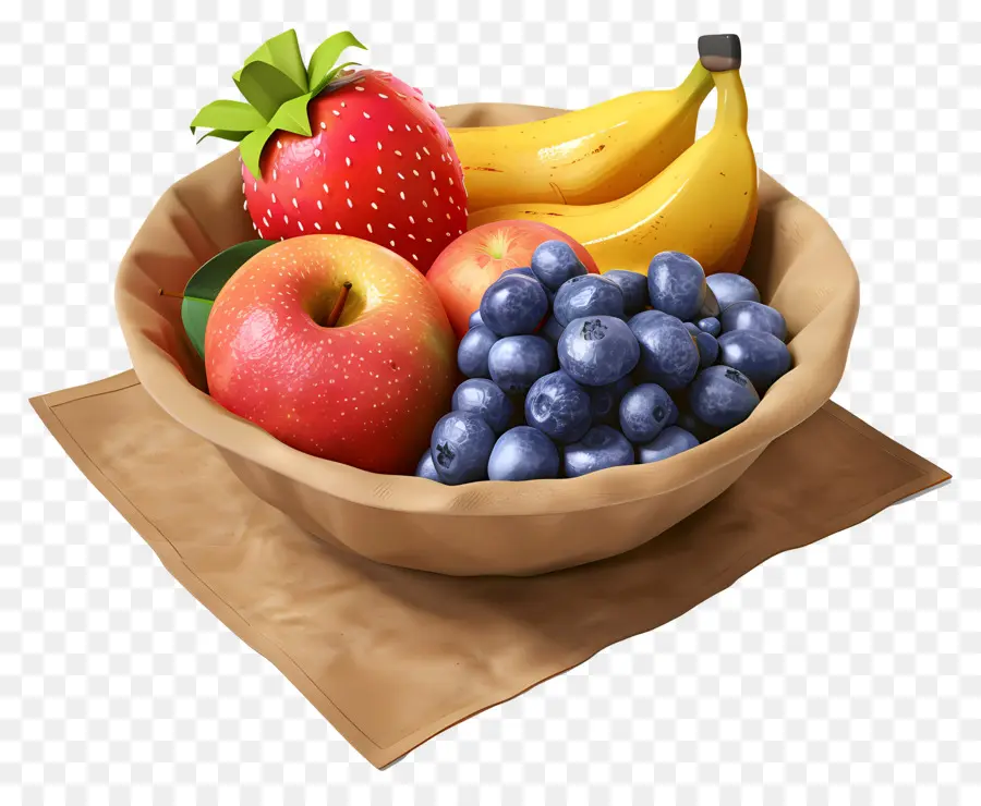 Bol De Fruits Pour Le Petit Déjeuner，Bol De Fruits PNG