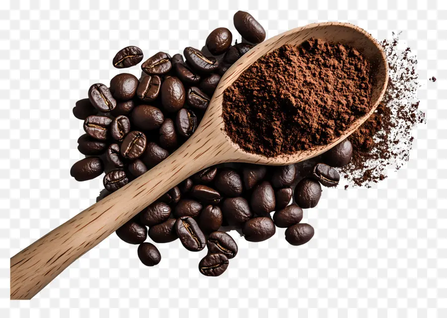 Café En Poudre，Café En Grains PNG