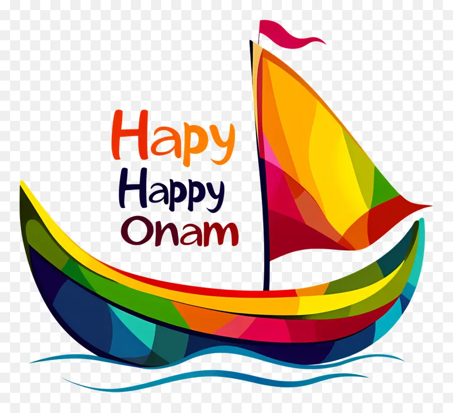 Joyeux Onam，Bateau Onam PNG