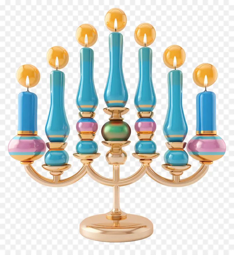 Hanoukka Menorah，Ménorah PNG