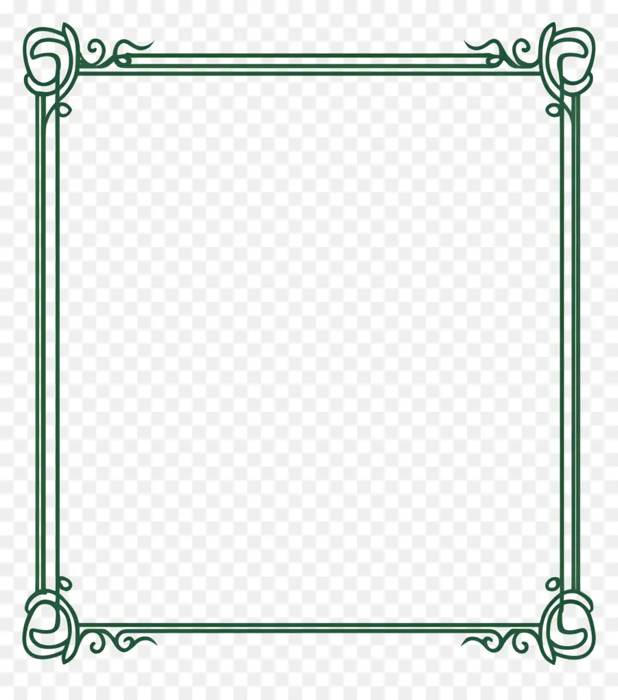 Cadre Simple Rectangle，Cadre Décoratif PNG