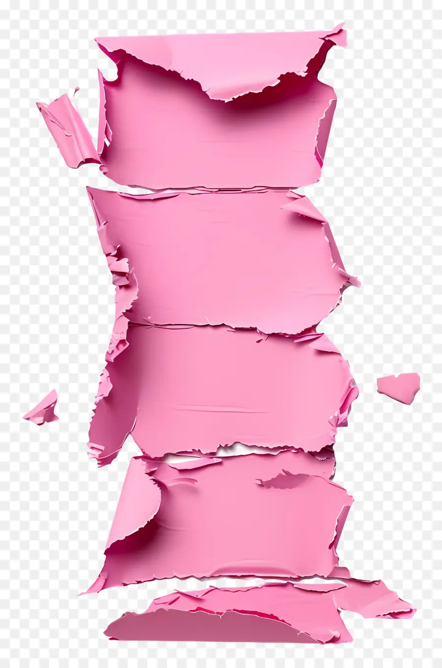 Papier Déchiré Rose，Papier Rose PNG