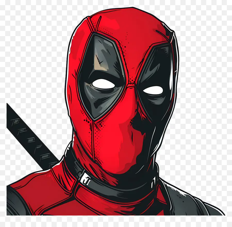 Deadpool Animé，Masque De Super Héros PNG