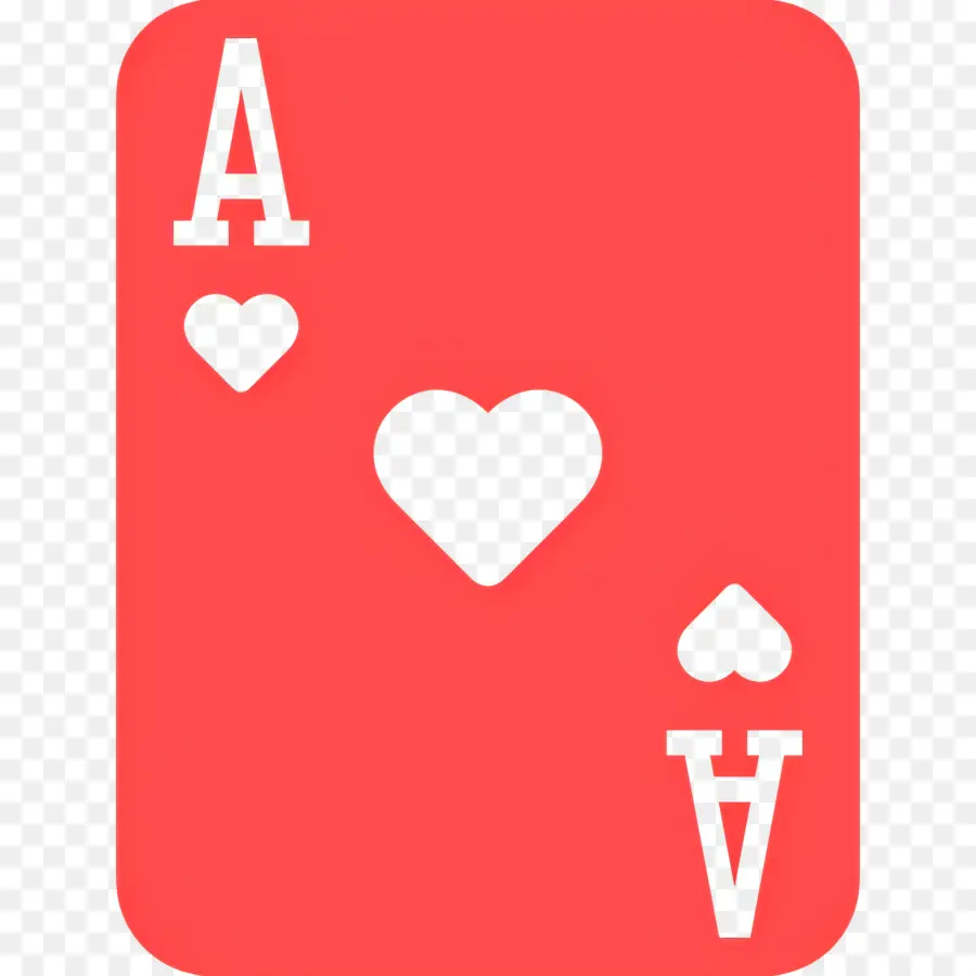 As De Coeur，Jeu De Cartes PNG