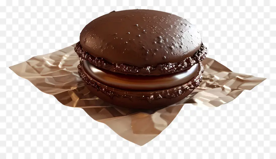 Macarons Au Chocolat，Macarons PNG