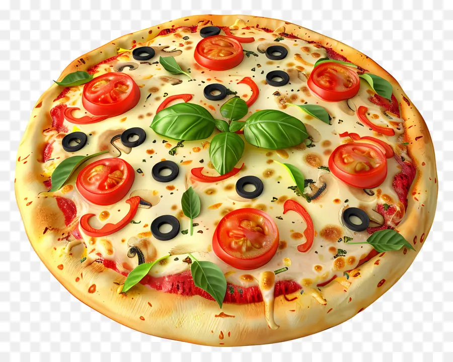 Pizza Grecque，Pizza PNG