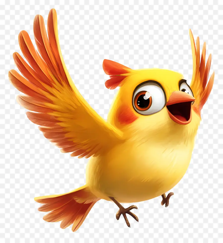 Oiseau Flappy，Oiseau Jaune PNG