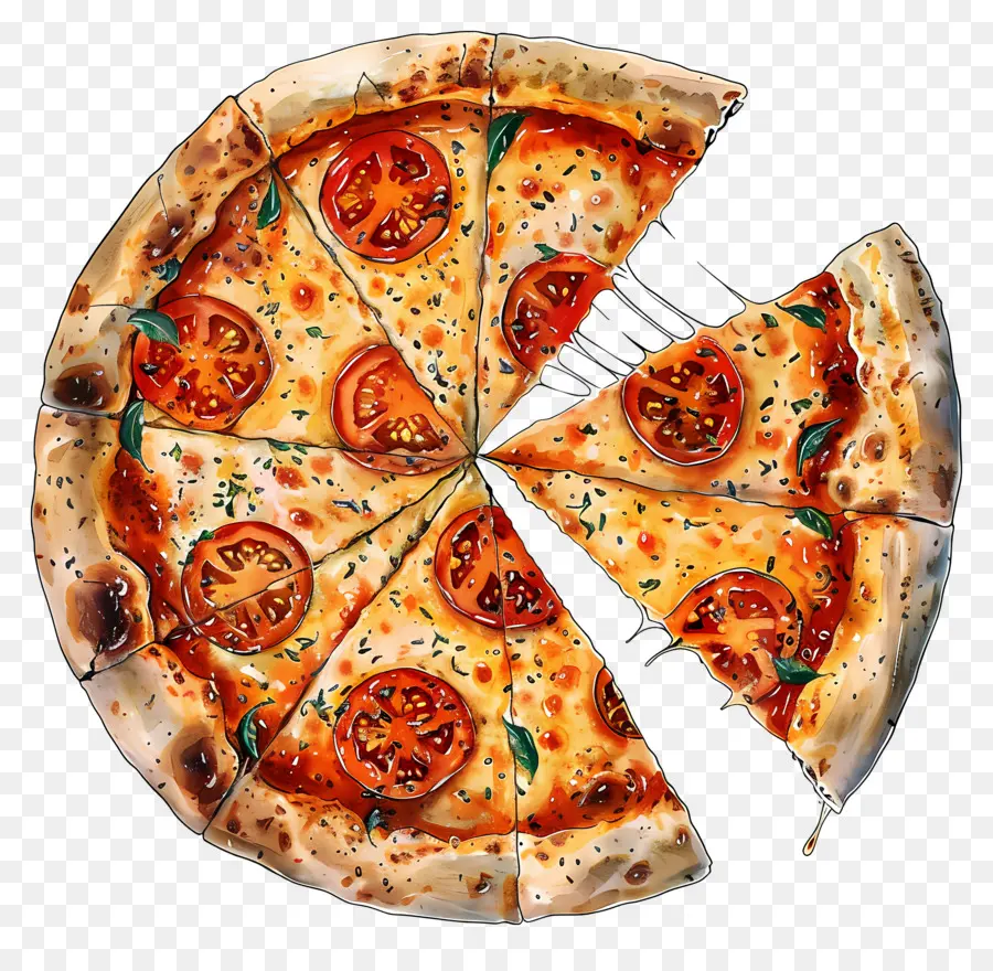 Pizza Grecque，Pizza PNG