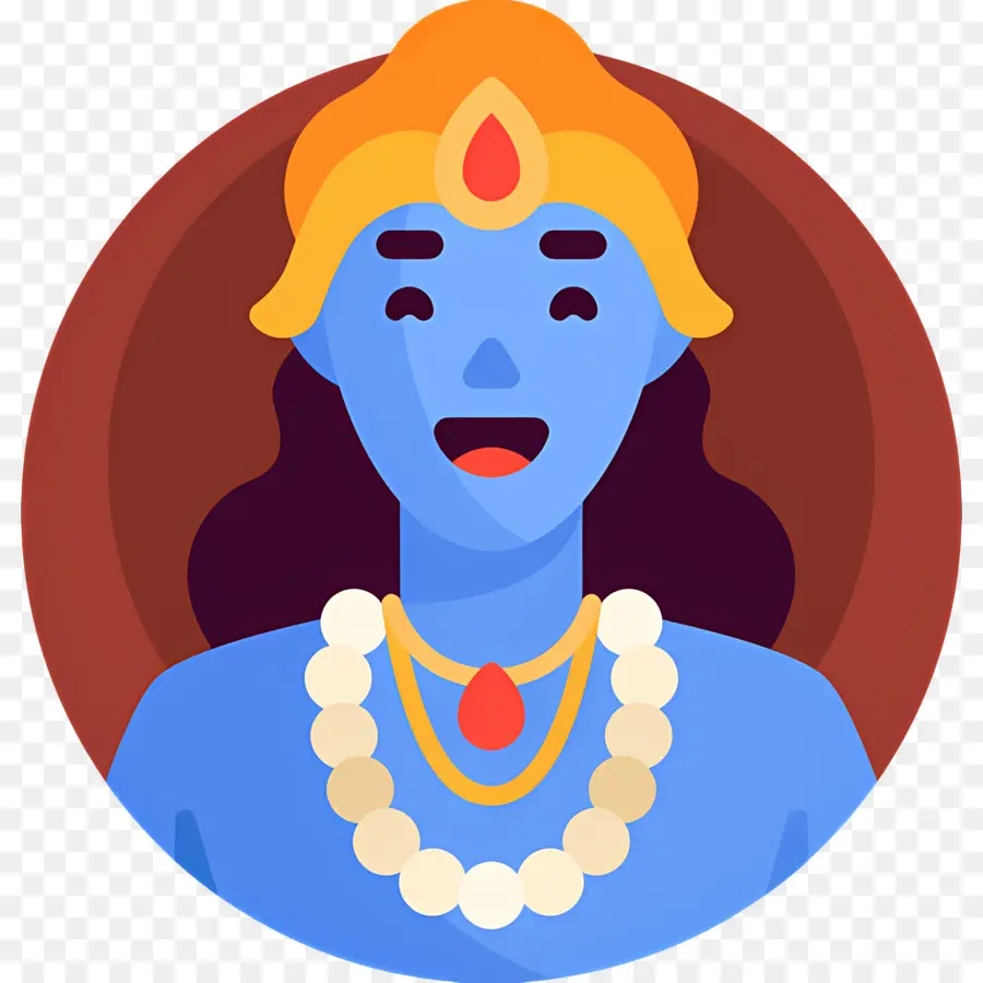 Krishna，Divinité Bleue PNG