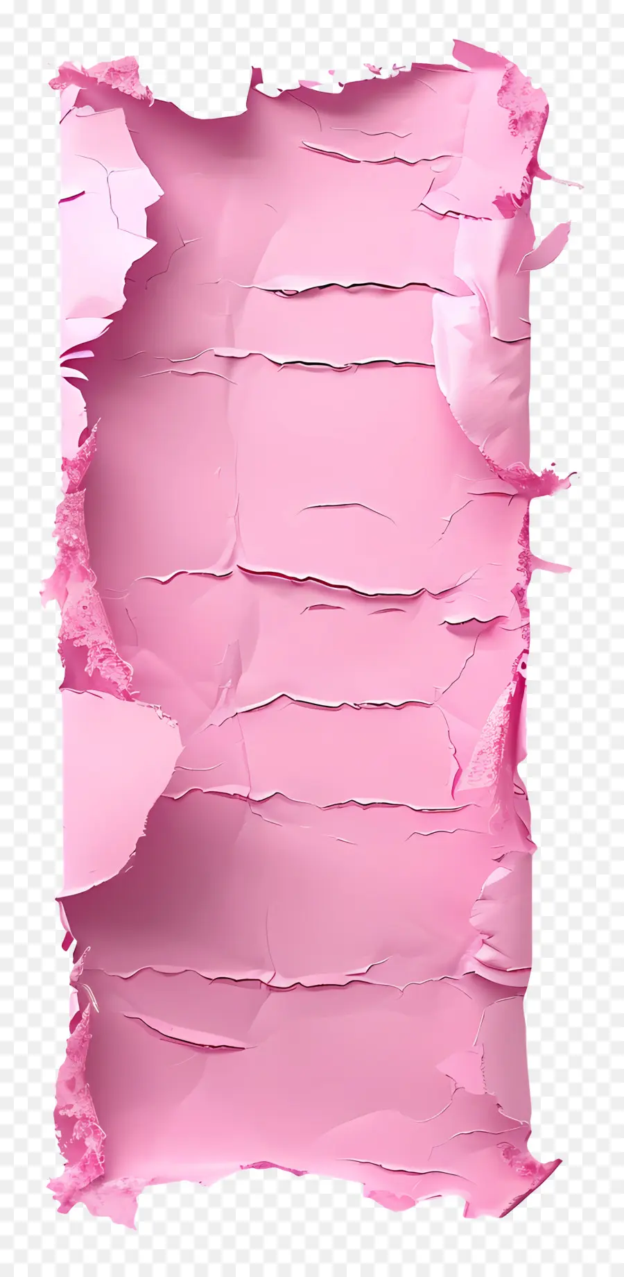 Papier Déchiré Rose，Déchiré PNG