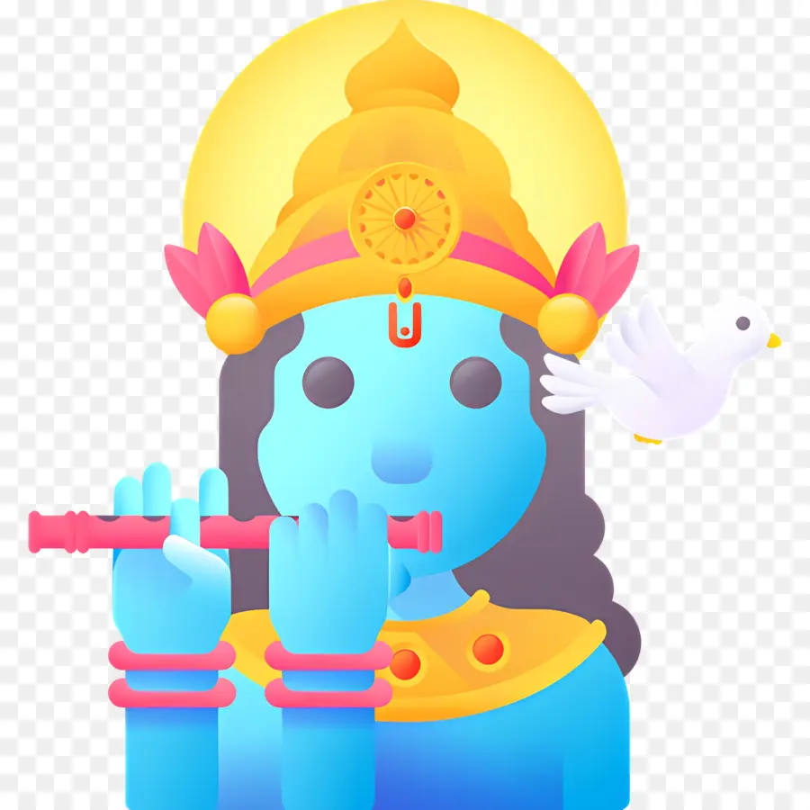 Krishna，Divinité Bleue PNG