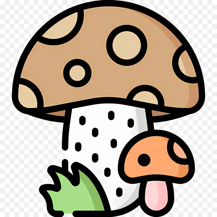 Champignon，Champignons De Dessin Animé PNG