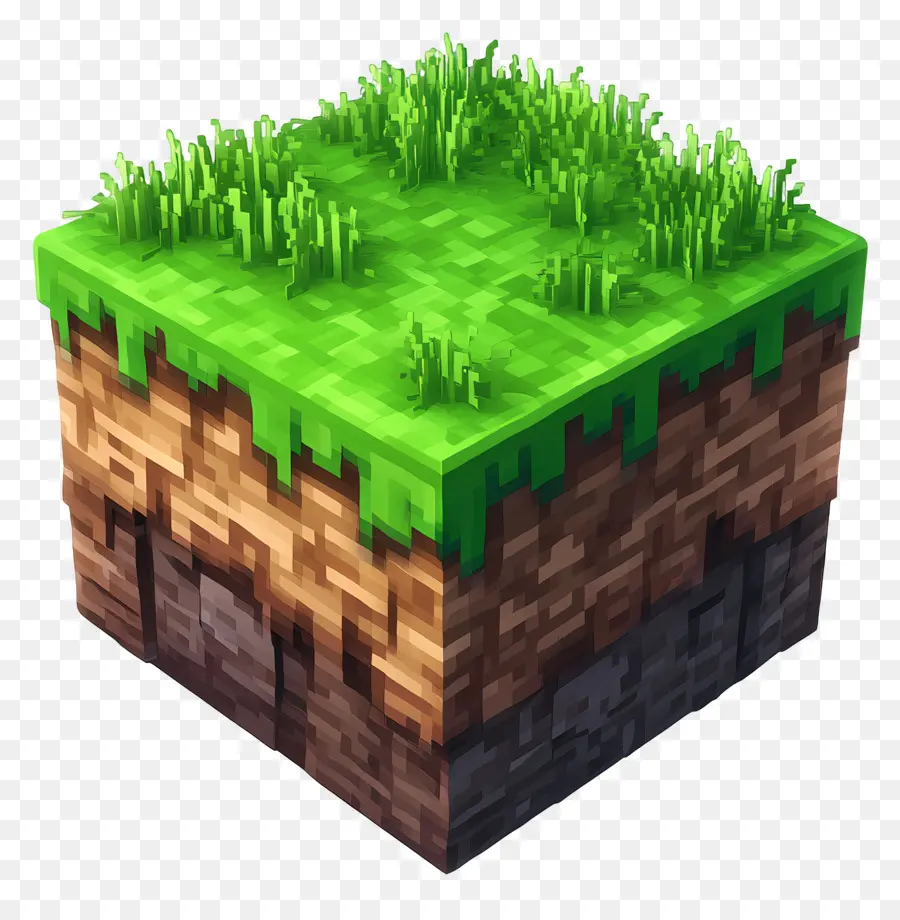 Minecraft，Bloc D'herbe Minecraft PNG