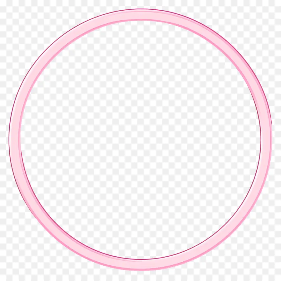 Cadre Cercle Rose，Cercle Rose PNG