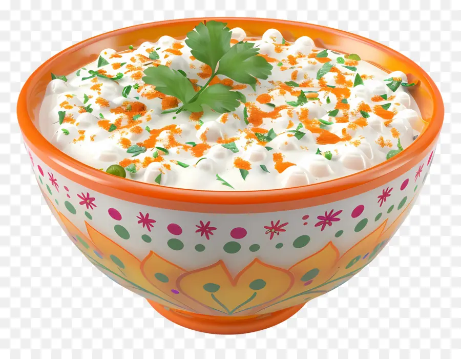 Boondi Raita Raita，Bol De Salade PNG