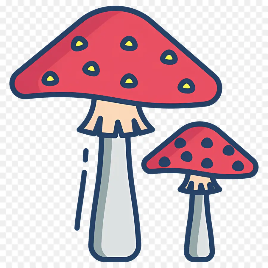 Champignon，Champignons Rouges PNG