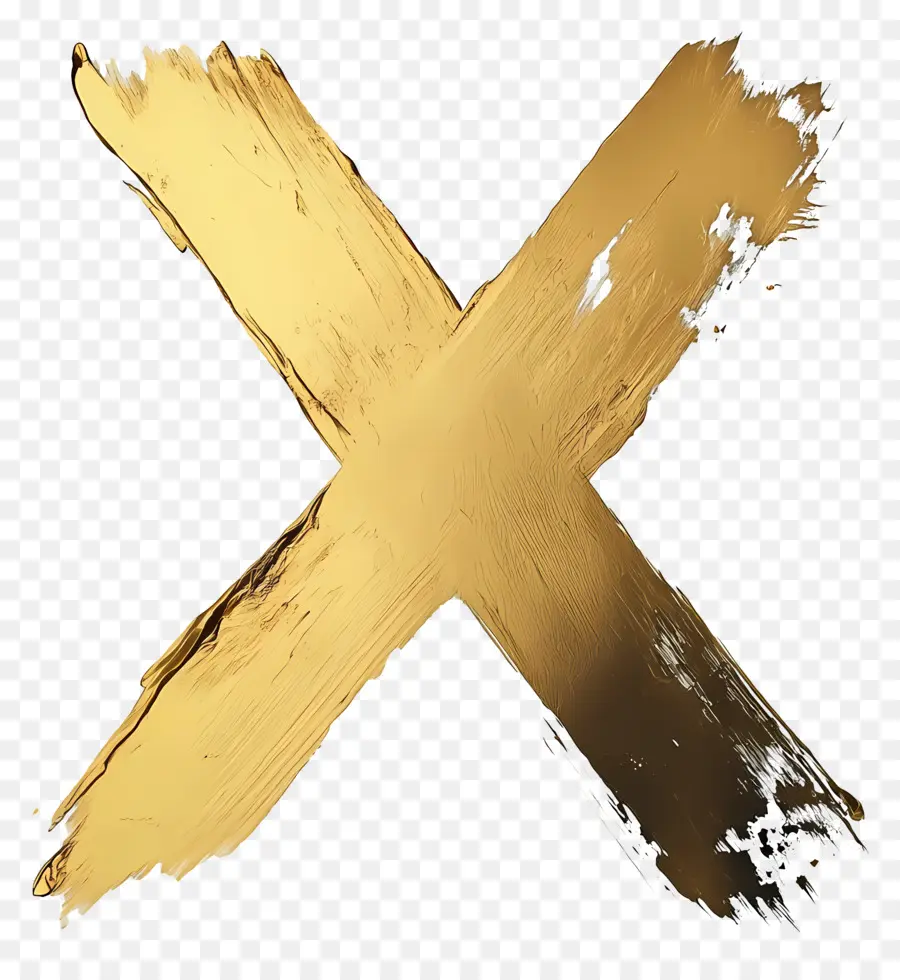 Or X，Jaune X PNG