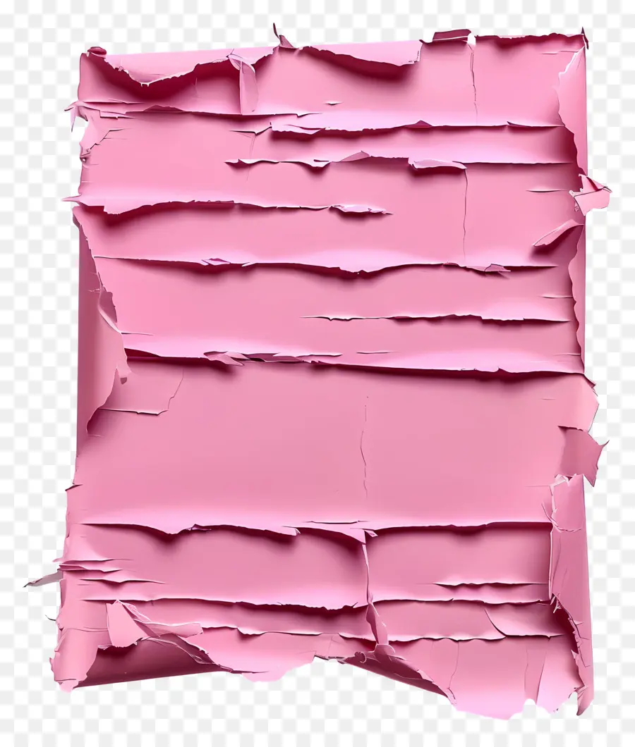 Papier Déchiré Rose，Papier Rose PNG