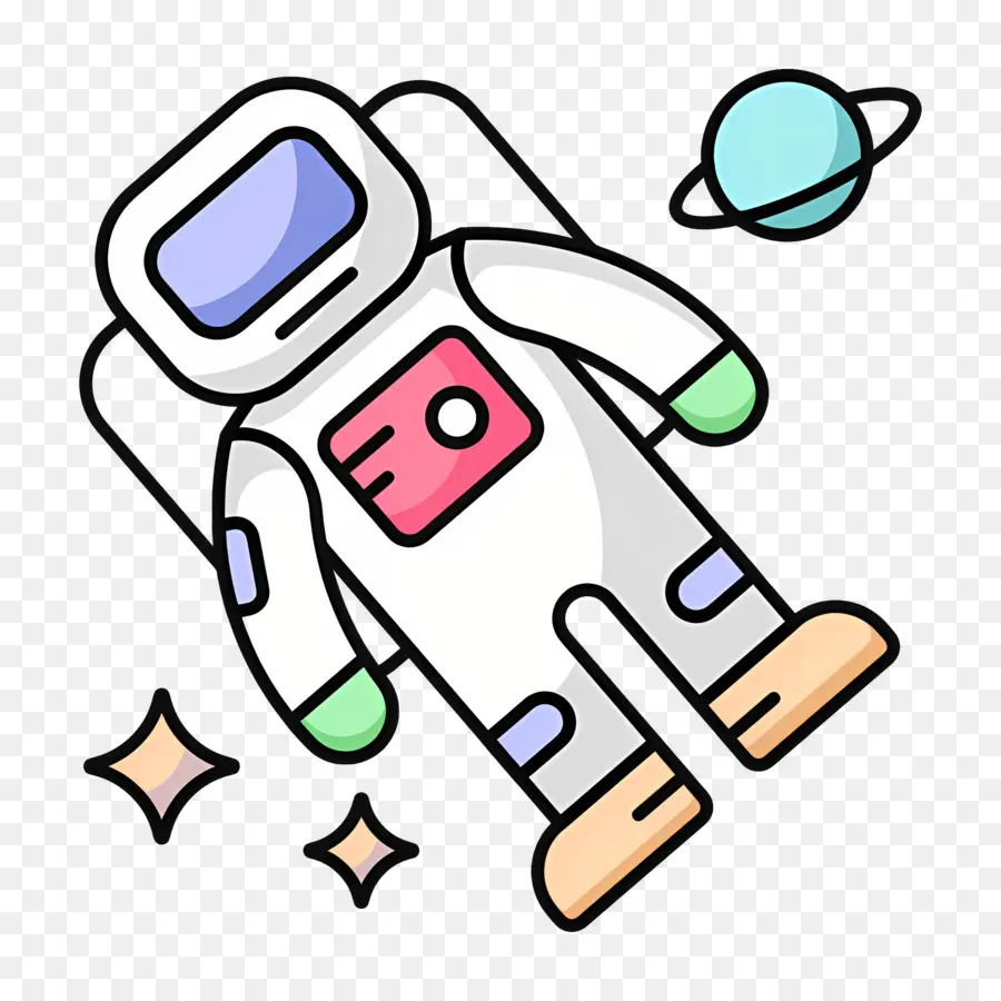 Astronaute，Planète PNG