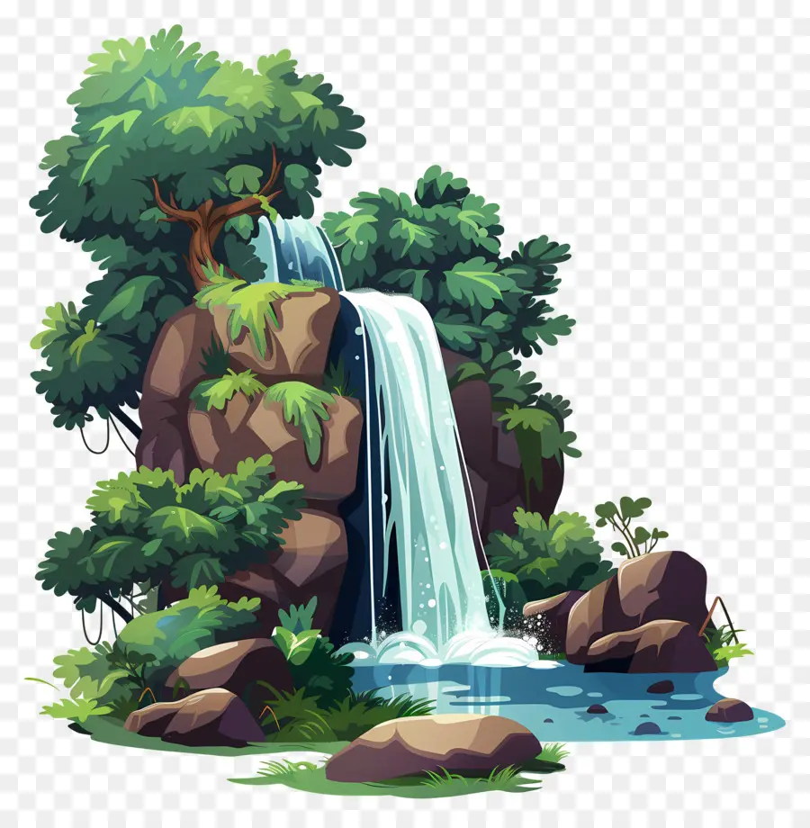 Cascade Forestière，Cascade PNG