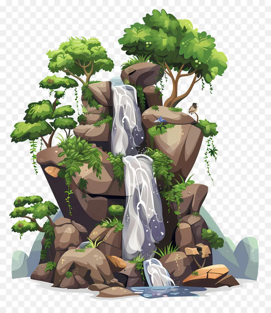 Cascade Forestière，Cascade PNG