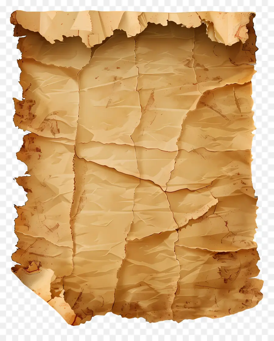 Vieux Papier Déchiré，Vieux Papier PNG