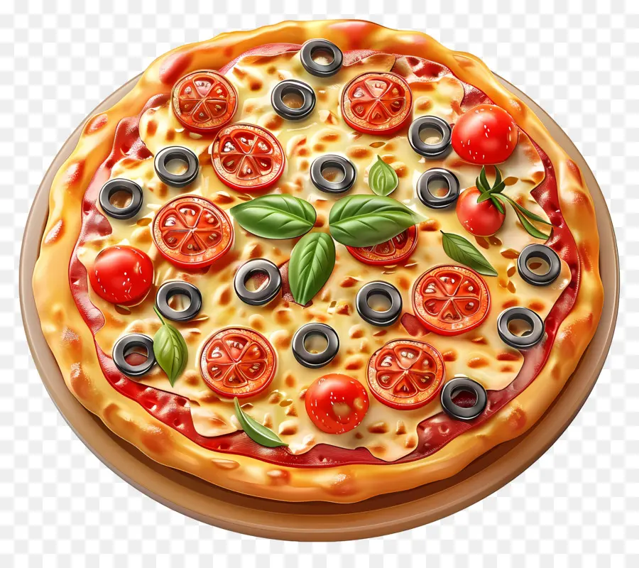 Pizza Grecque，Pizza PNG