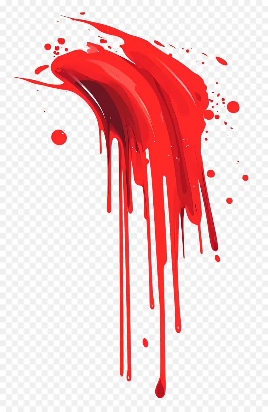 Tache De Sang，Goutte De Peinture Rouge PNG