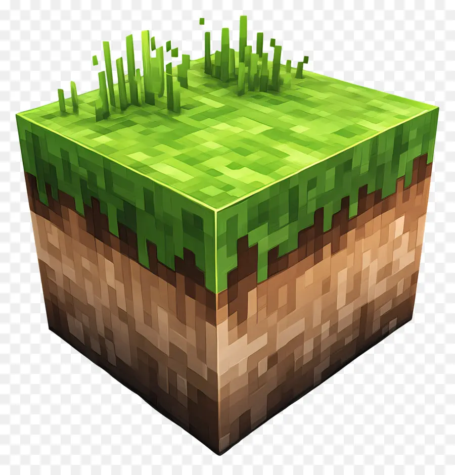 Minecraft，Bloc D'herbe Minecraft PNG