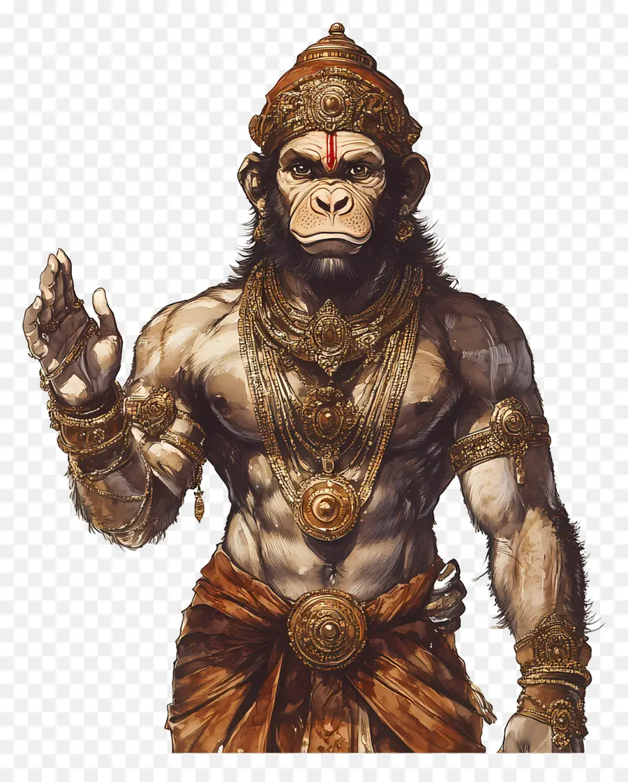 Hanuman，Guerrier Singe PNG