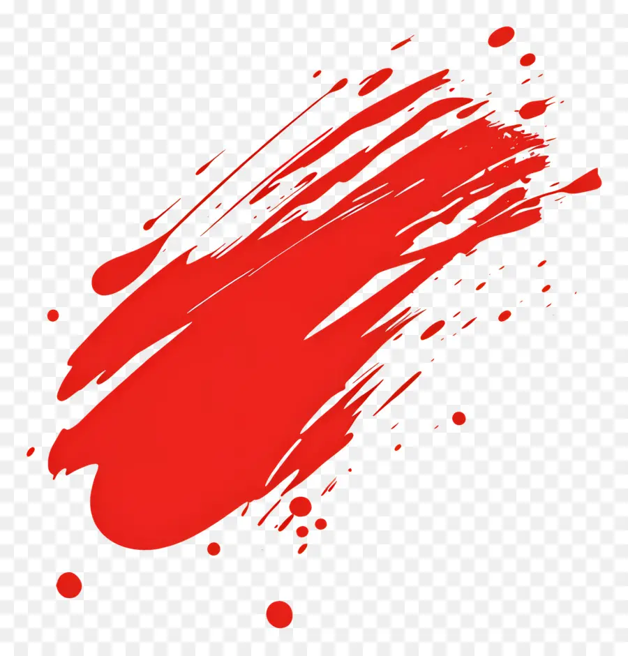 Tache De Sang，Éclaboussure De Peinture Rouge PNG