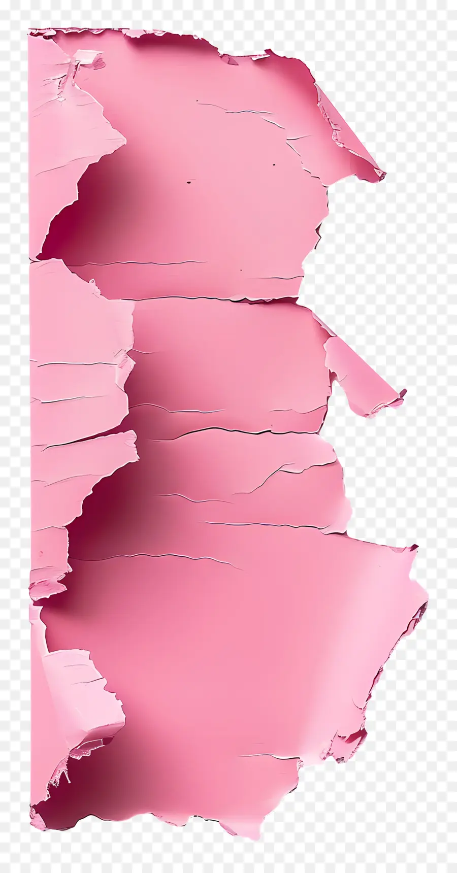 Papier Déchiré Rose，Déchiré PNG