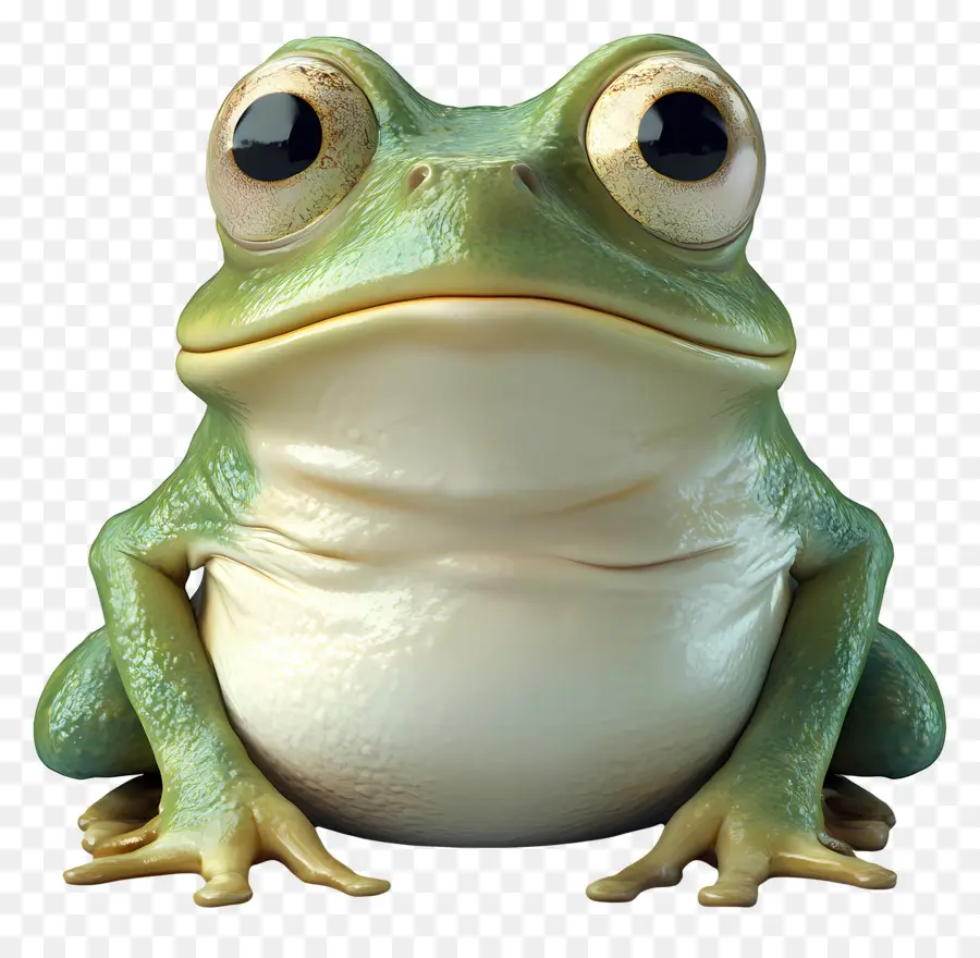 Grenouille De Dessin Animé，Visage De Grenouille PNG