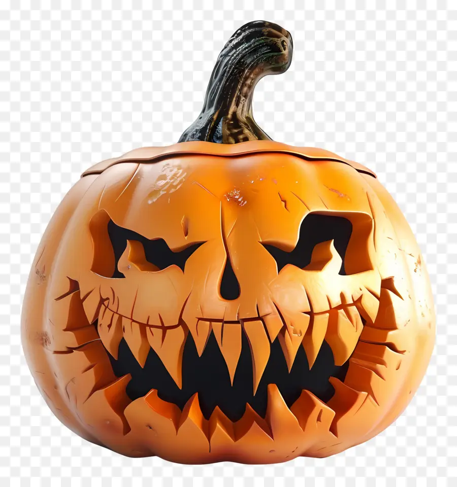 Citrouille D'halloween Animée，Citrouille Effrayante PNG