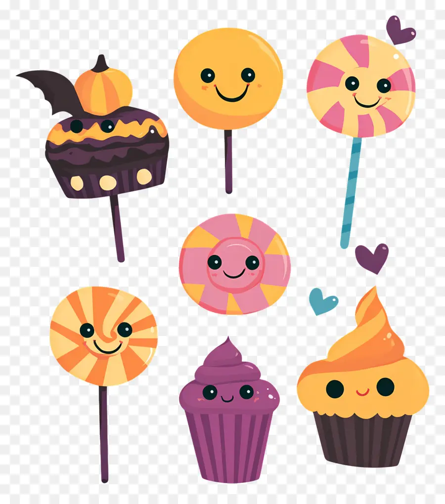 Bonbons D'halloween，Bonbons Mignons PNG