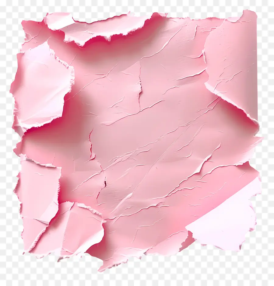 Papier Déchiré Rose，Papier Déchiré PNG