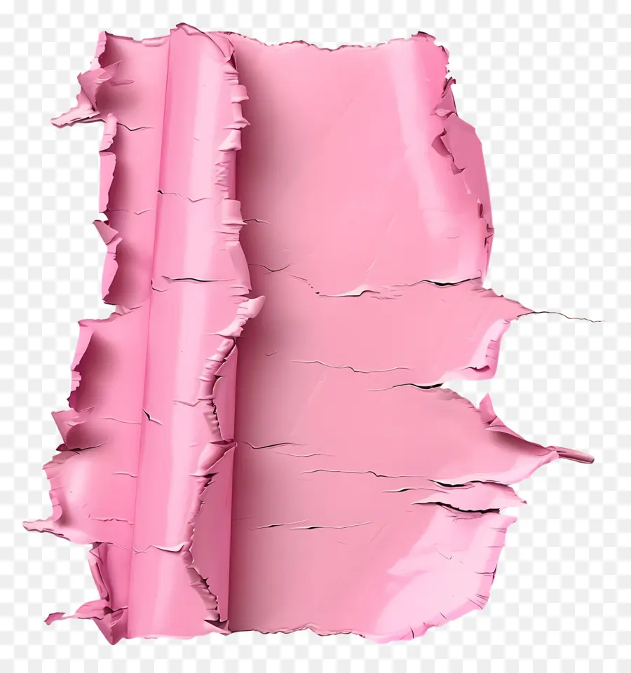 Papier Déchiré Rose，Papier Rose PNG