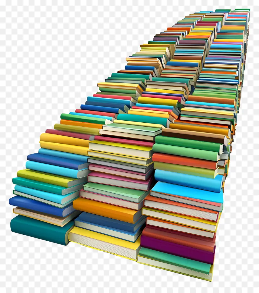 Pile De Livres Modèle 3d，Pile De Livres PNG