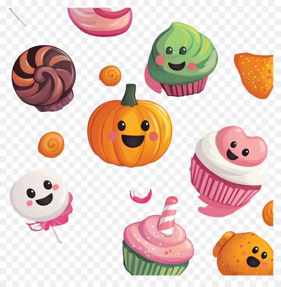 Bonbons D'halloween，Bonbons Mignons PNG