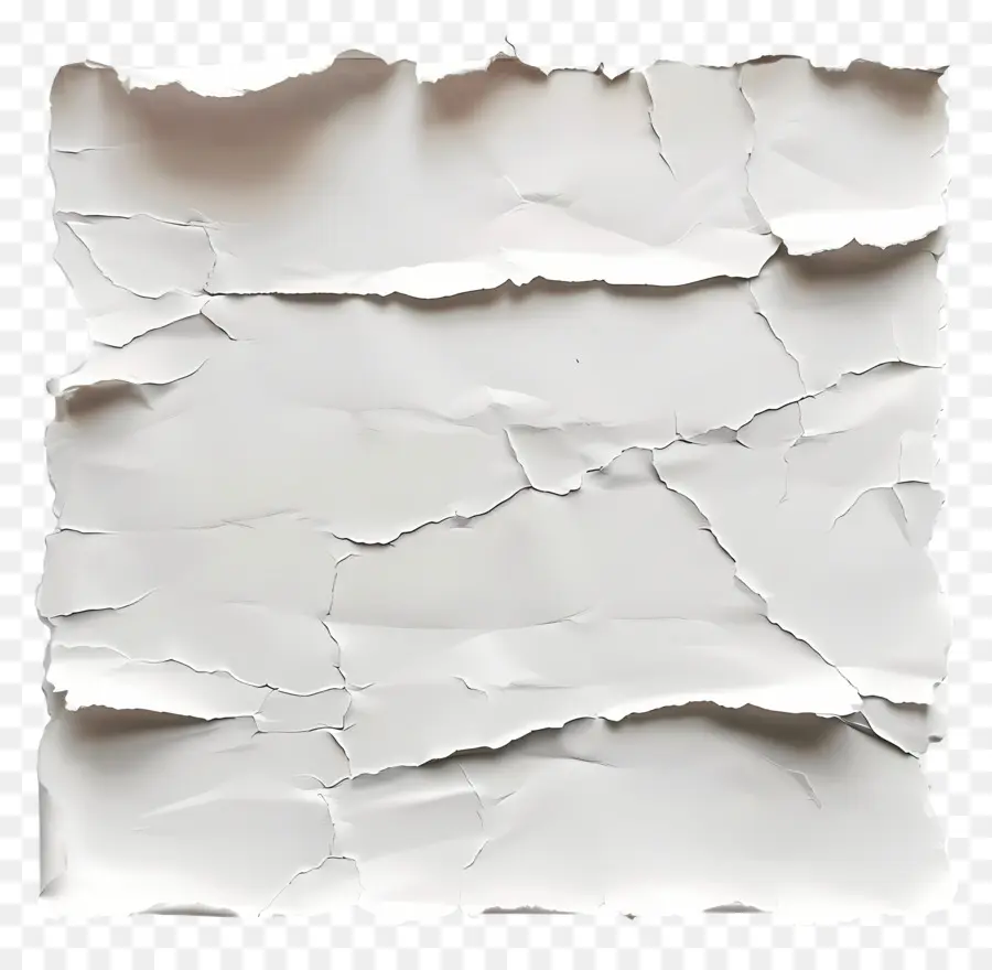 Papier Déchiré Blanc，Vieux Papier PNG