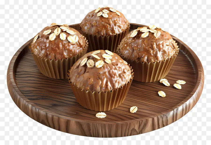 Muffins à L'avoine，Muffins PNG