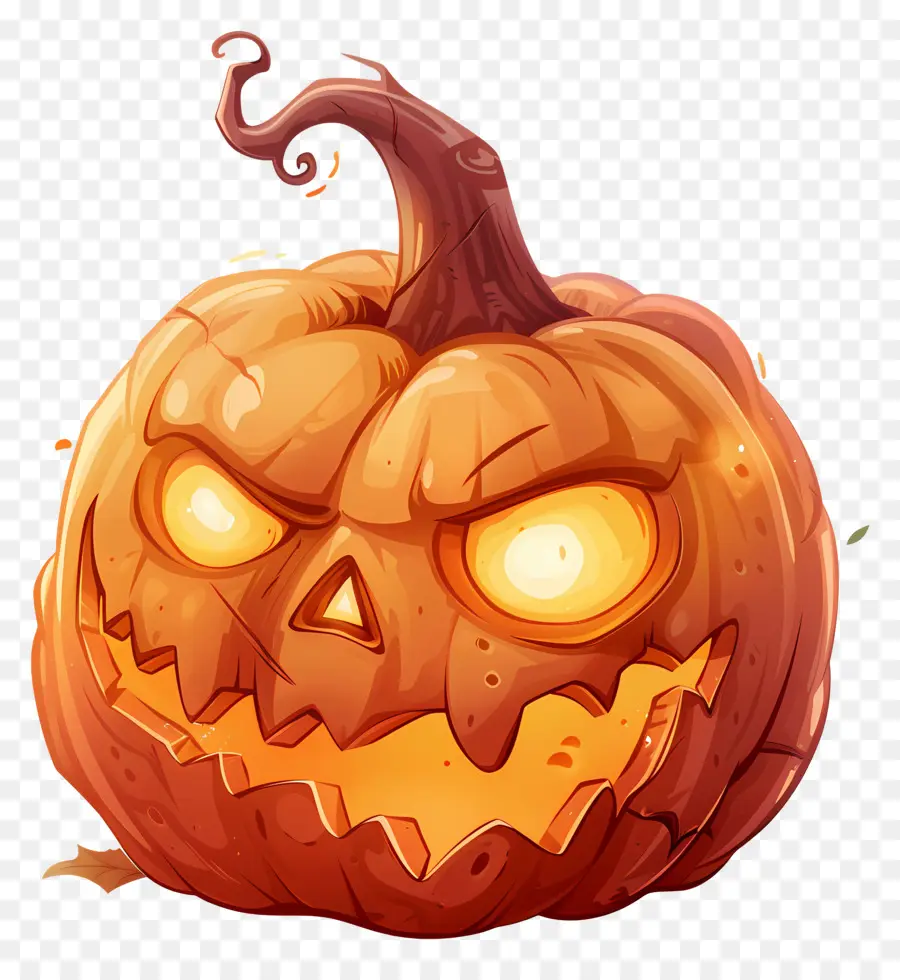 Citrouille D'halloween Animée，Citrouille Souriante PNG