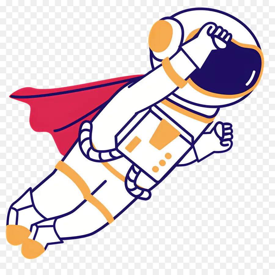 Astronaute，Astronaute Avec Cape PNG