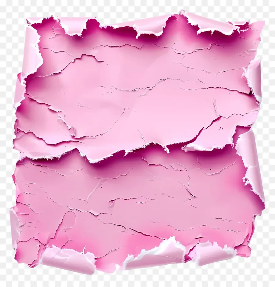 Papier Déchiré Rose，Papier Déchiré PNG