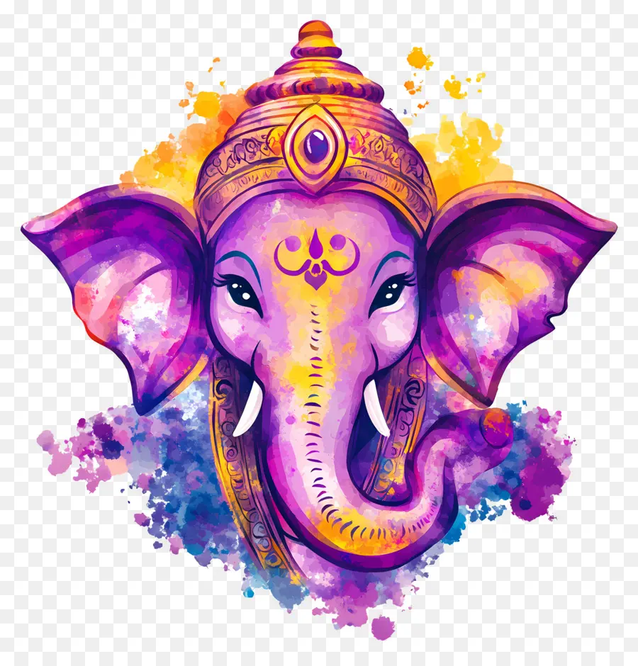 Ganesh Chaturthi，Tête D'éléphant PNG