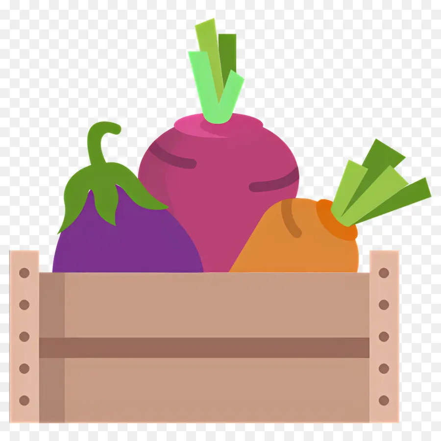 Boîte De Récolte，Panier De Légumes PNG