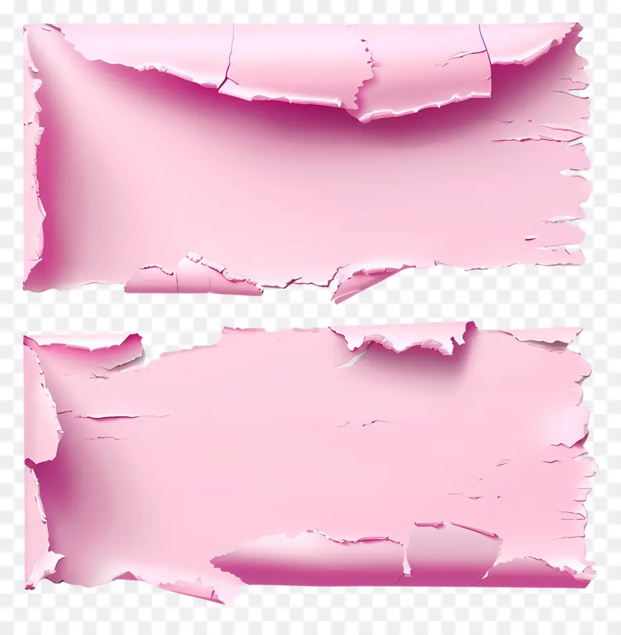 Papier Déchiré Rose，Papier Déchiré PNG